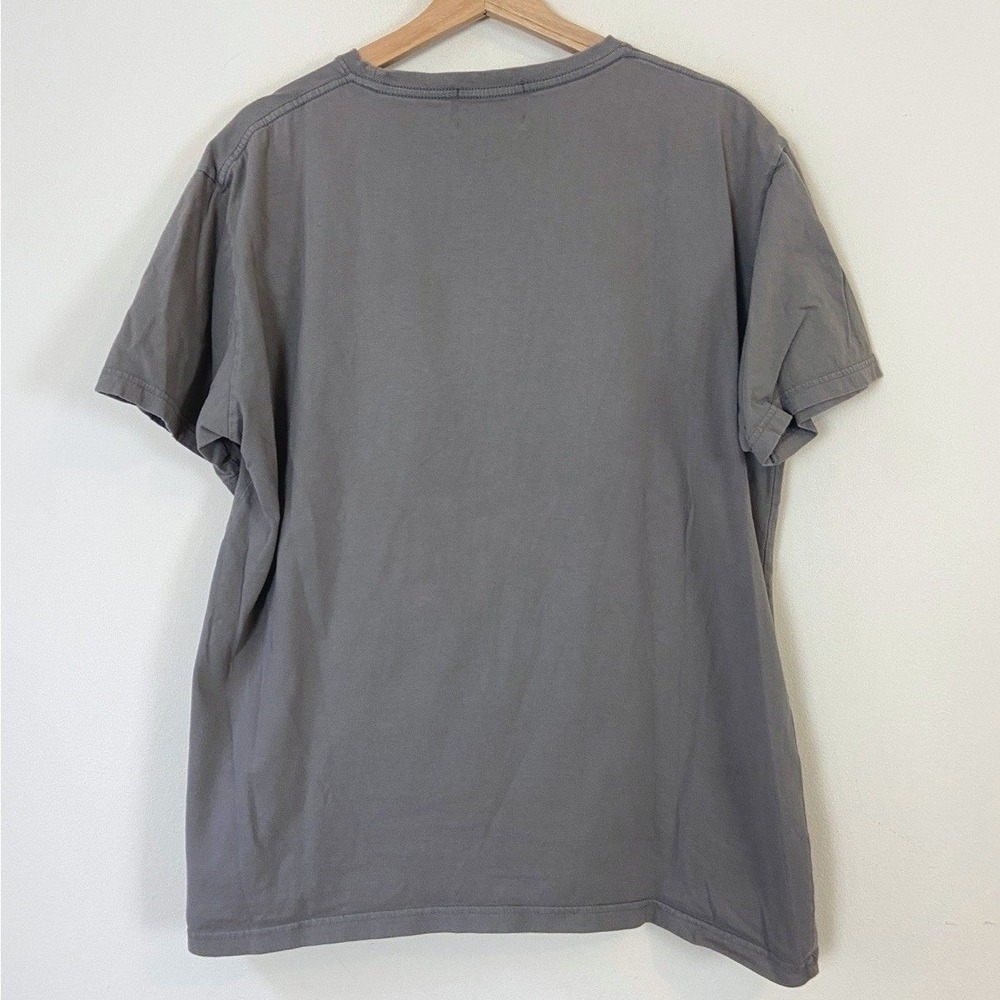 Vintage Sleeping Beagle Dog Embroidered Gray Tee Shirt - XL - Picture 3 of 4